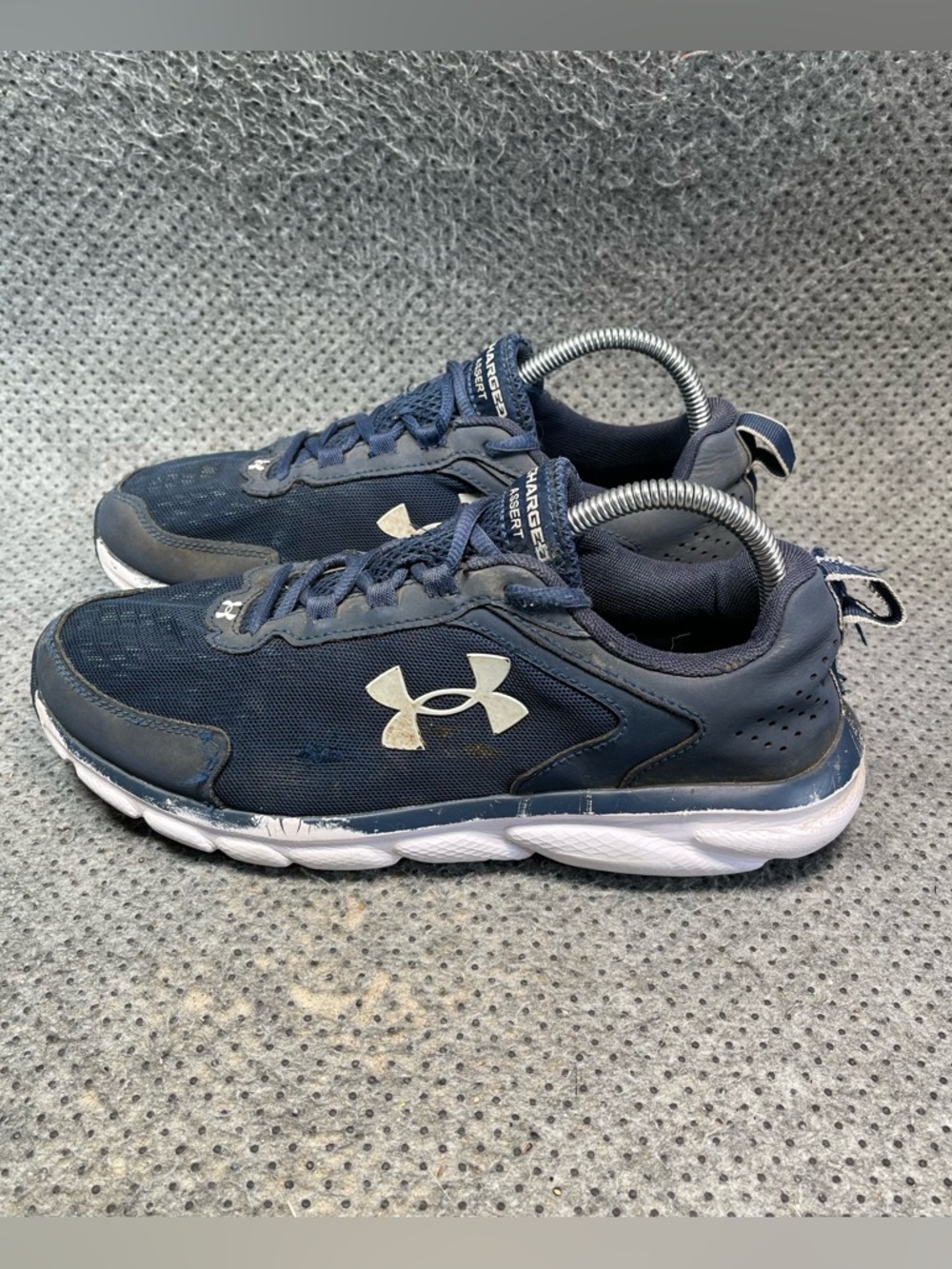 Under Armour Charged Assert Blue Running Shoes Size 8 Men’s